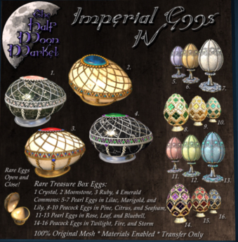 Second Life Marketplace - The Half Moon Market - Imperial Eggs IV